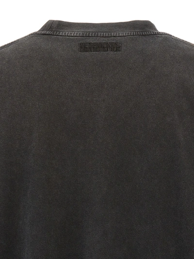 Shop Vetements Xes T-shirt Black