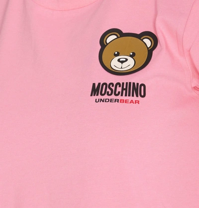 Shop Moschino T-shirts And Polos In Pink