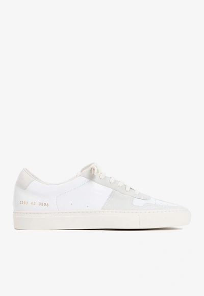 Shop Common Projects Bball Duo Low-top Sneakers In White