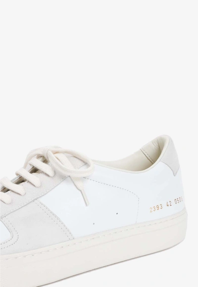 Shop Common Projects Bball Duo Low-top Sneakers In White