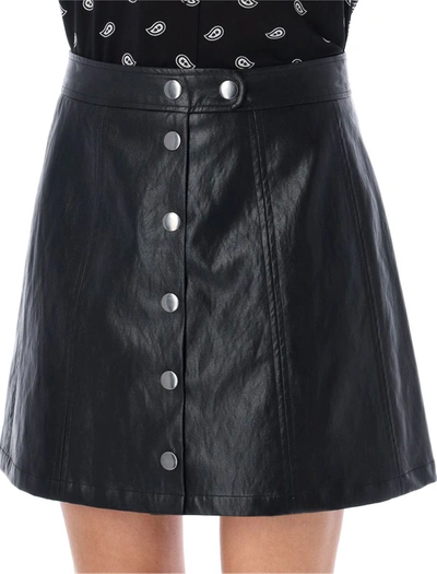 Shop Apc A.p.c. Mini Skirt In Black
