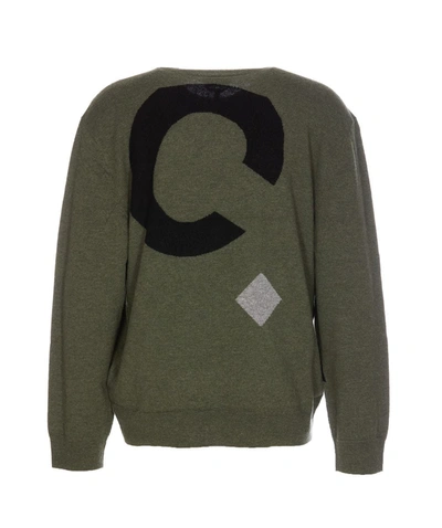 Shop Apc A.p.c. Green Sweater