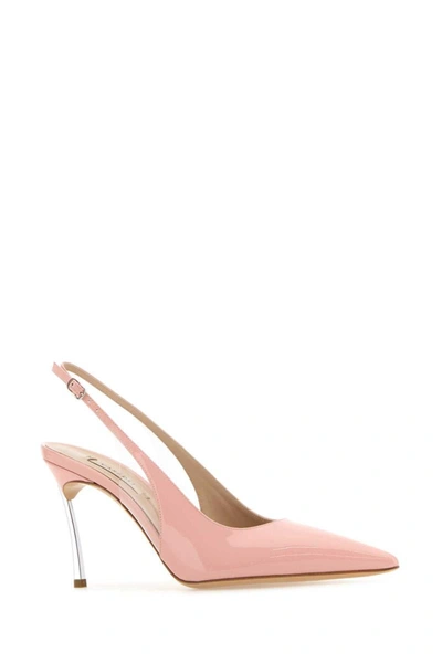 Shop Casadei Heeled Shoes In Pink