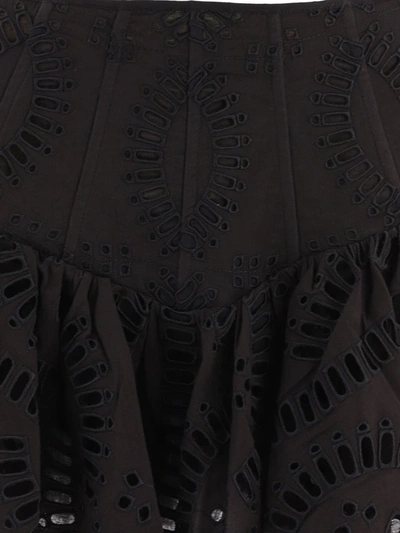 Shop Charo Ruiz "favik" Skirt In Black