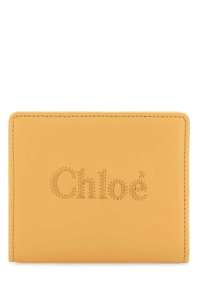 Shop Chloé Chloe Wallets In Honeygold