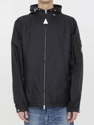 Shop Moncler Etiache Rain Jacket In Black
