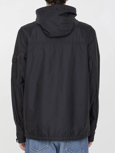Shop Moncler Etiache Rain Jacket In Black