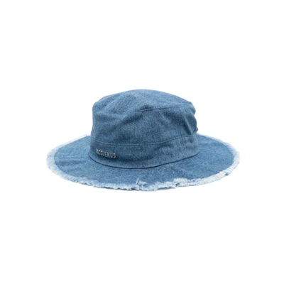 Shop Jacquemus Caps In Blue