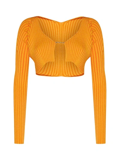 Shop Jacquemus Sweaters In Light Orange
