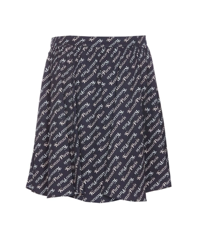 Shop Kenzo Skirts In Blue