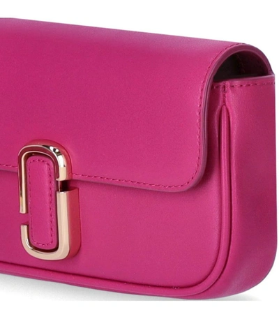 Shop Marc Jacobs Mini Strap Bag In Fuchsia