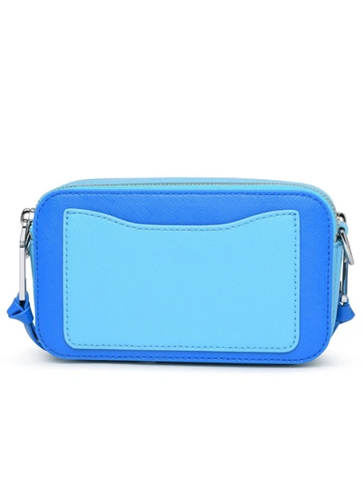 Shop Marc Jacobs Light Blue Leather Snapshot Crossbody Bag