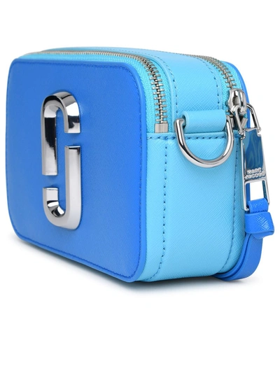 Shop Marc Jacobs Light Blue Leather Snapshot Crossbody Bag
