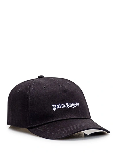 Shop Palm Angels Black Cotton Hat