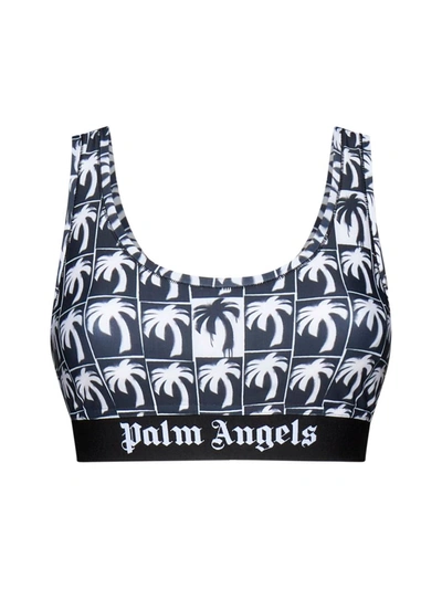 Shop Palm Angels Tops In Black