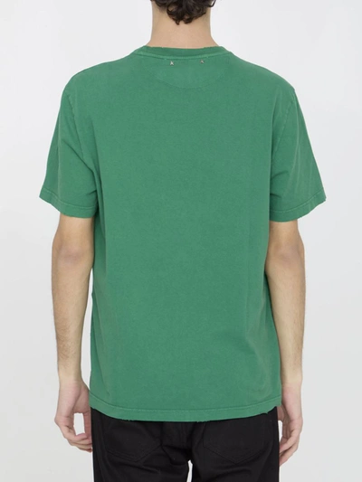 Shop Golden Goose Printed T-shirt In Green