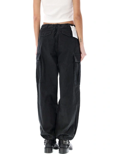 Shop R13 Balloon Army Pants In Black