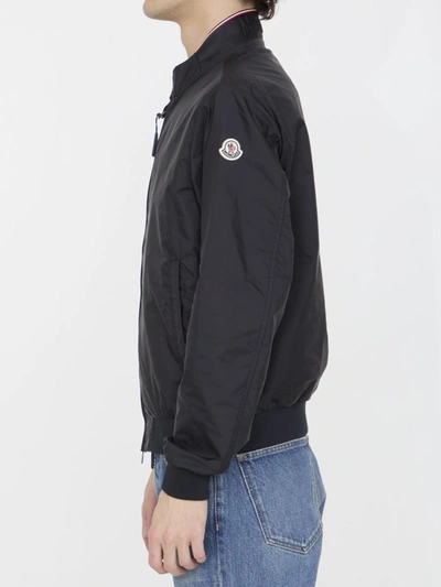 Shop Moncler Reppe Rain Jacket In Black