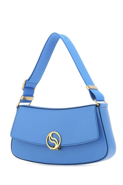 Stella Mccartney 'chain Alter' Shoulder Bag In Blue
