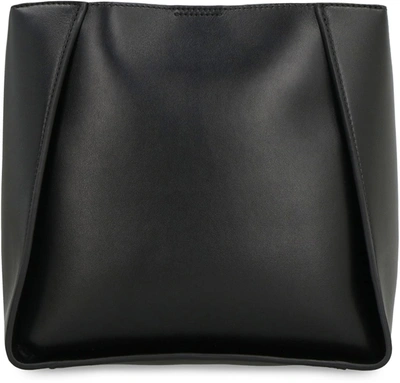 Shop Stella Mccartney Stella Logo Shoulder Bag In Black