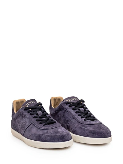 Shop Tod's Sneakers In Blue