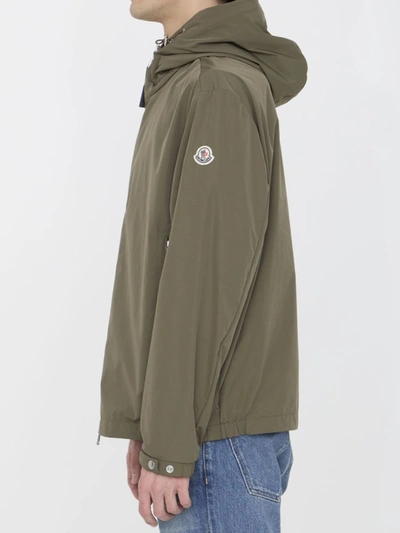 Shop Moncler Traversier Rain Jacket In Brown