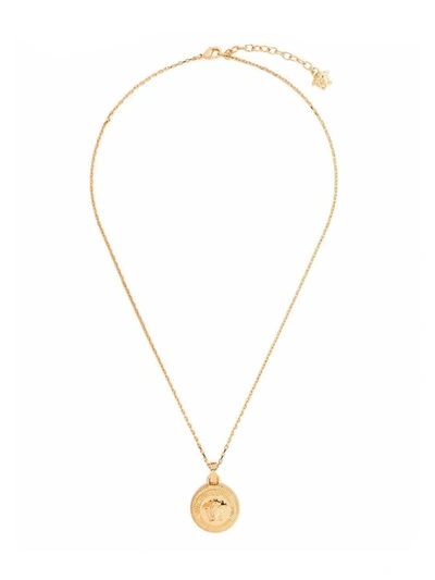 Shop Versace Necklace In  Gold