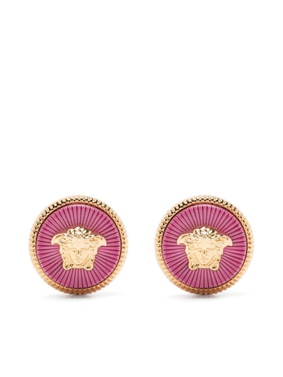 Shop Versace Bijoux In Gold/flamingo