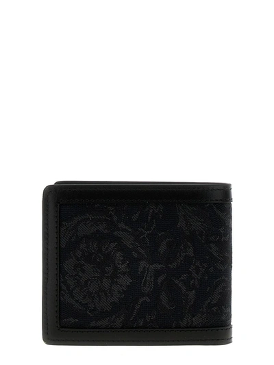 Shop Versace Wallets In Black