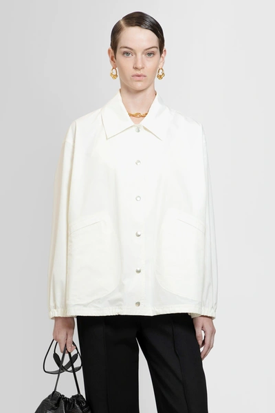 Shop Jil Sander Woman White Jackets