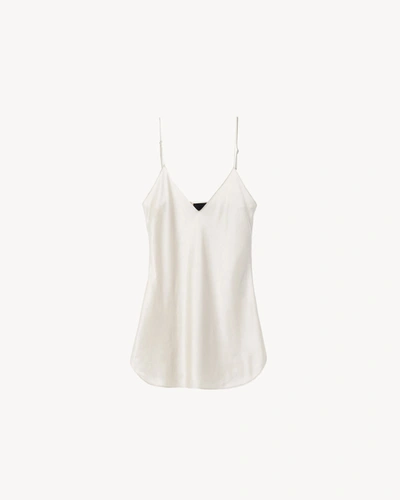 Shop Nili Lotan Isabella Cami In Ivory