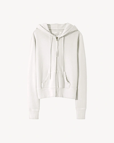 Shop Nili Lotan Callie Hoodie In Chalk