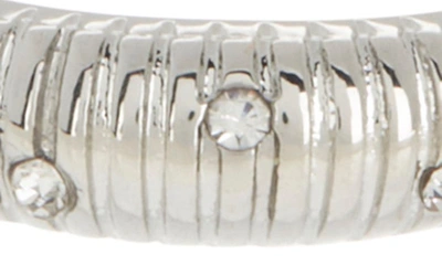 Nordstrom Rack 3-pack Assorted Crystal & Imitation Pearl Rings In Clear- White- Gold