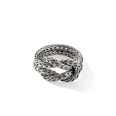 John Hardy Sterling Silver Love Knot Weave Ring