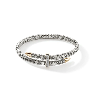 John Hardy Spear Flex Cuff Bracelet In Silver & Gold