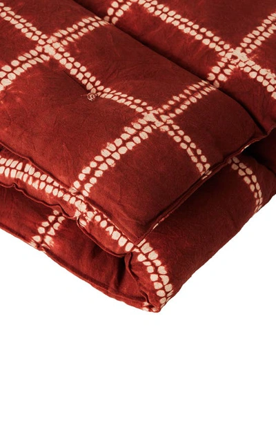 Shop Goodee X Tensira Kapok Rectangular Mattress In Mountain Tie-dye