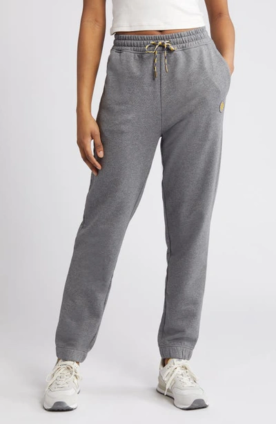 Shop Goodee Gender Inclusive  Lounge Organic Cotton French Terry Joggers In Grey Melange