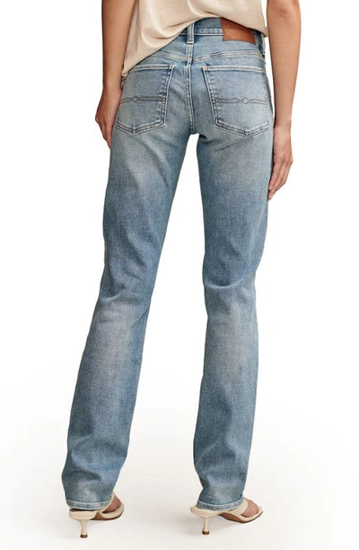 Shop Lucky Brand Sweet Mid Rise Straight Leg Jeans In Wanderer