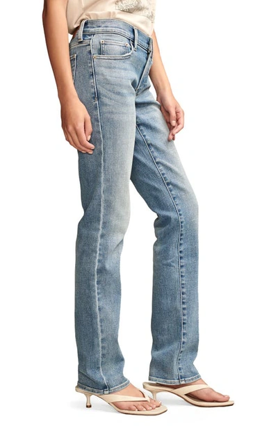 Shop Lucky Brand Sweet Mid Rise Straight Leg Jeans In Wanderer