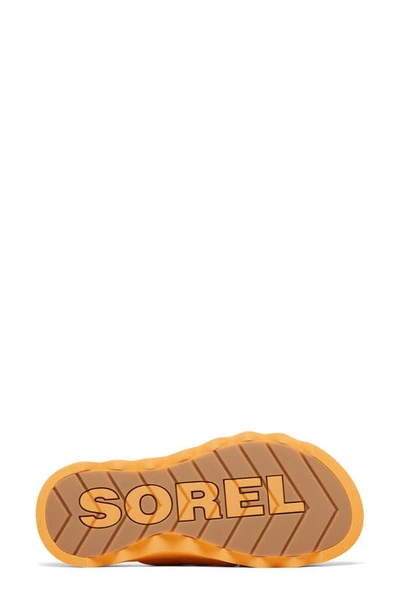 Shop Sorel Vibe Slide Sandal In Yellow Ray/ Gum 17