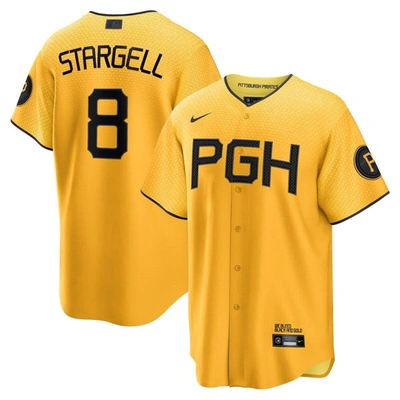 Shop Nike Willie Stargell Gold Pittsburgh Pirates City Connect Replica Player Jersey