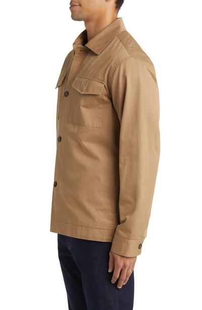 Shop Rodd & Gunn Whitstone Cotton Jacket In Cappucino