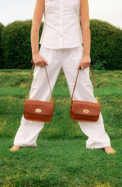 Barbour Isla Leather Crossbody Bag In Brown