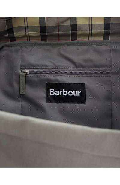 Shop Barbour Cascade Holdall Duffle Bag In Forest Fog