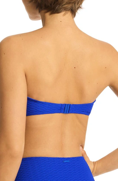 Shop Sea Level U-bar Bikini Top In Cobalt