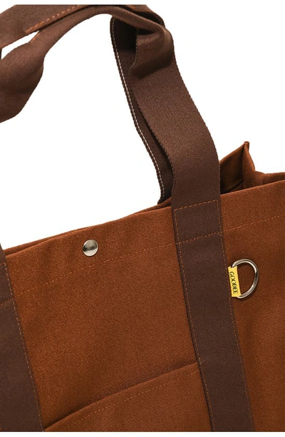 Shop Goodee Medium Bassi Recycled Pet Canvas Market Tote In Sand