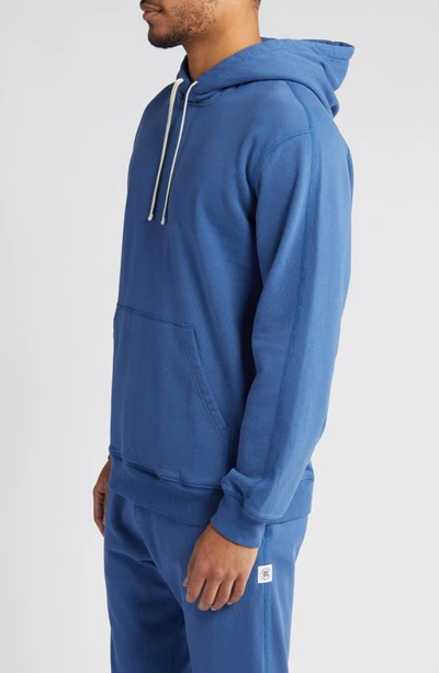 Shop Reigning Champ Classic Midweight Terry Hoodie In Lapis