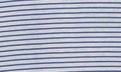 Shop Peter Millar Crown Comfort Stripe Pima Cotton Polo In Atlantic Blue