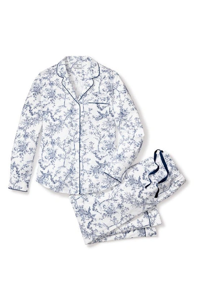 Shop Petite Plume Timeless Toile Cotton Pajamas In White