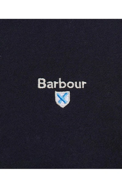 Shop Barbour Rothley Half Zip Pullover In Navy